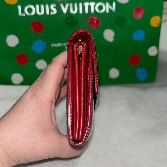 Authentic LV Monogram vernis red wallet ♥️ - Picture 5 of 12